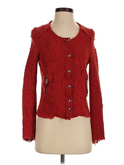Pre-owned Iro Cardigan Sweater In Red