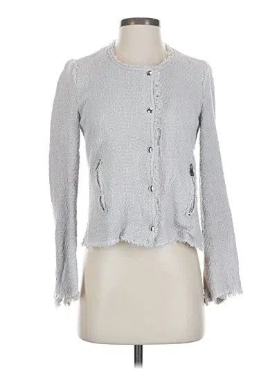 Pre-owned Iro Cardigan Sweater In Silver