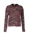 Iro Carene Tweed Jacket In Multicolor Acrylic And Wool In Multi