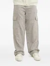 Iro Cargo-pocket Trousers In Neutral