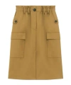 Iro Carrie Pocket Midi Skirt In Gold