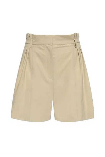 Iro Belt-loop Shorts In Beige