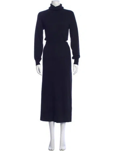 Pre-owned Iro Cashmere Long Dress In Blue