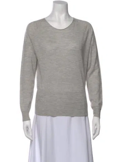 Pre-owned Iro Cashmere Scoop Neck Sweater In Gray