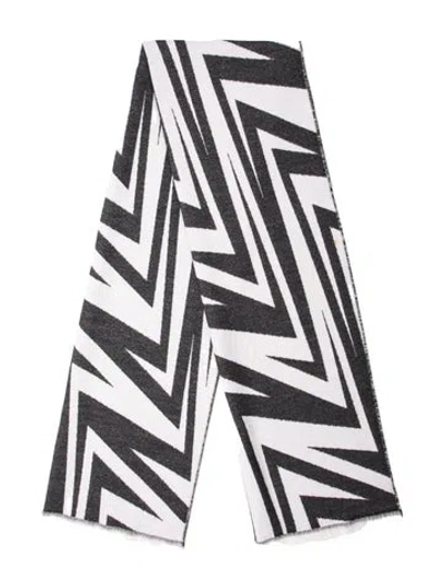 Pre-owned Iro Cashmere Striped Scarf In Black