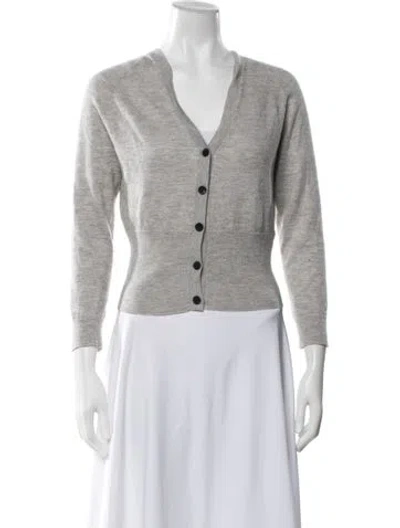 Pre-owned Iro Cashmere V-neck Sweater In Grey