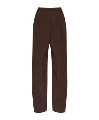 Iro Casual Pants With Belt Loops In Brown