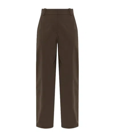 Iro Casual Pants With Belt Loops In Green