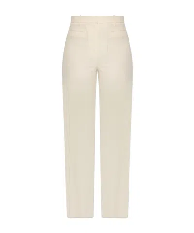 Iro Casual Pants With Belt Loops In White