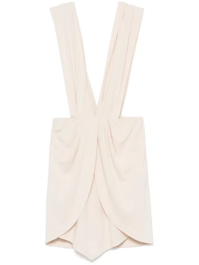 Iro Cazae Mini Dress In Neutrals