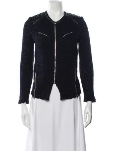 Pre-owned Iro Ceylona Wool Evening Jacket In Blue