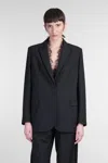 Iro Chalan Blazer In Black Polyester In Black
