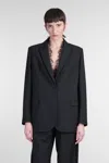 Iro Chalan Blazer In Black Polyester In Black
