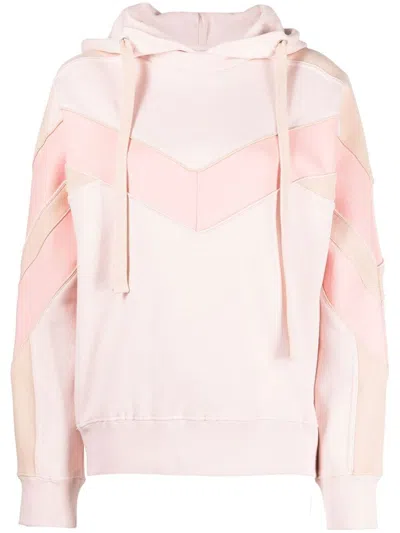 Iro Chalipa Zig-zag Hoodie In Pink