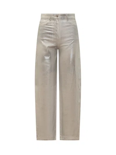 Iro Chandra Trouser In Silver