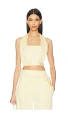 Iro Charlotte Top In Lemon
