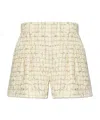 Iro Check Pattern Shorts In Nude