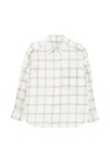 Iro Check-pattern Button-down Shirt In White