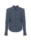 Iro Check-pattern Lidja Shirt In Blue