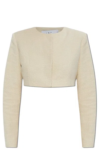 Iro Cropped Jacket In Beige