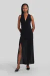 Iro Chloe Long Dress In Black