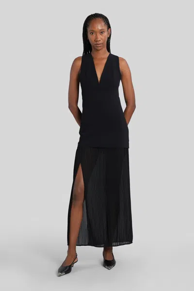 Iro Chloe Long Dress In Black