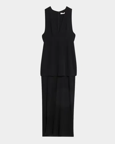 Iro Chloe Mixed-media Shift Dress