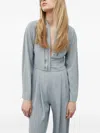 Iro Cinnie Pleated Jumpsuit In Gray