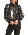 Iro Claireta Silk-blend Top In Black