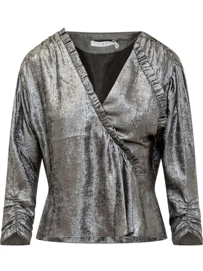 Iro Clariel Blouse In Silver