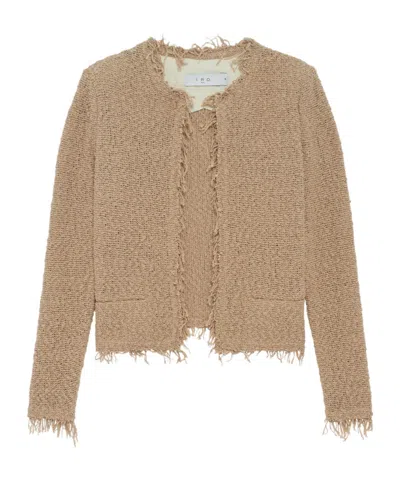 Iro Shavani Cotton Jacket In Neutral