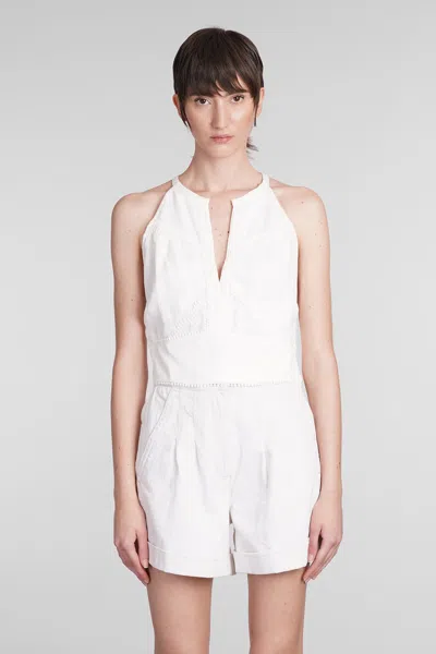 Iro Claudia Topwear In Beige Cotton In White