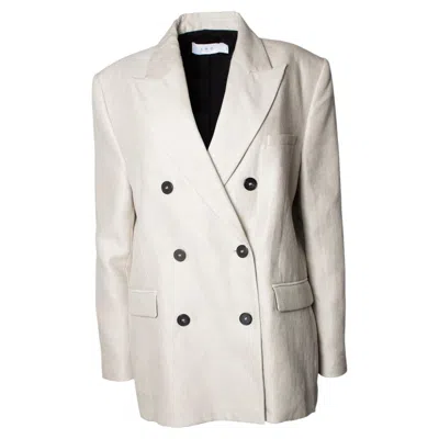 Pre-owned Iro , Clia Double Breasted Blazer In Gray