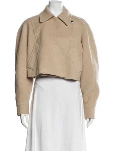 Pre-owned Iro Coat In Neutral