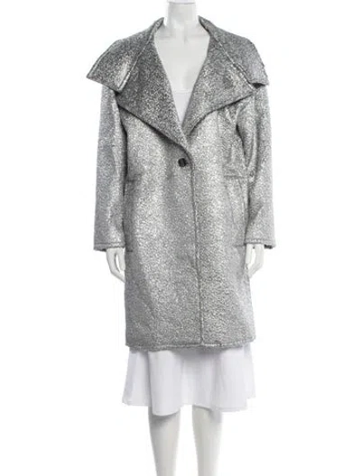 Pre-owned Iro Coat In Silver