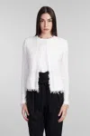 Iro Shavani Casual Jacket In White Cotton In White