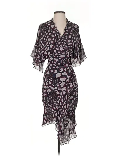 Pre-owned Iro Cocktail Dress In Burgundy