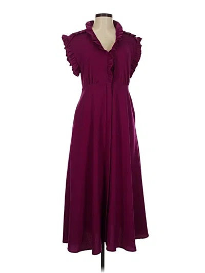 Pre-owned Iro Cocktail Dress In Burgundy