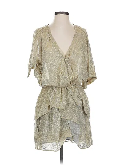 Pre-owned Iro Cocktail Dress In Gold