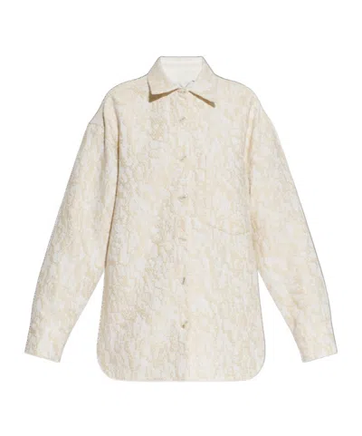 Iro Collared Long-sleeved Shirt In Neutral