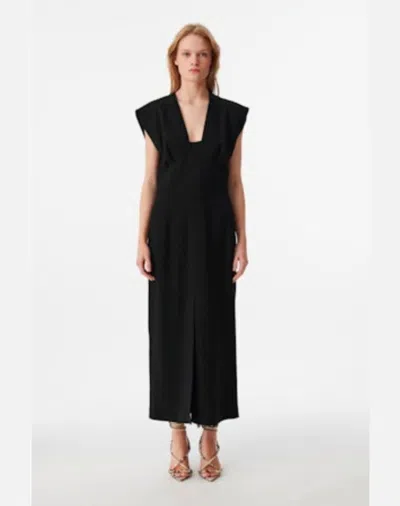 Iro Cossa Sleeveless Long Dress In Black
