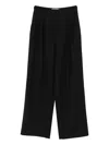 Iro Costane Pleated Trousers In Black