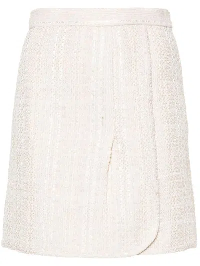 Iro Cotton Blend Wrapped Skirt