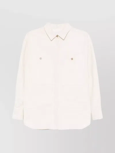 IRO COTTON SHIRT WITH LONG SLEEVES AND COLLAR