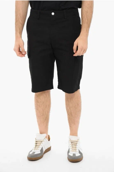 Iro Cotton Shorts With Side Pockets In Black