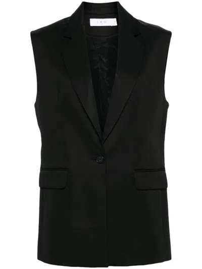 Iro Weste Aus Twill Aus Einer Wollmischung In Schwarz