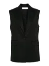 IRO COTTON SINGLE-BREASTED VEST