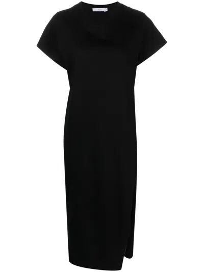 Iro Cotton T-shirt Midi Dress In Black
