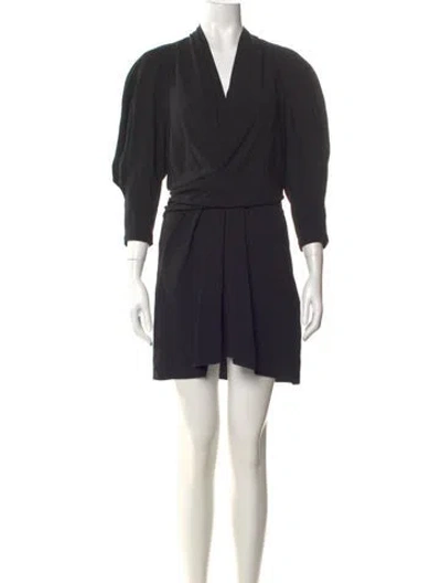 Pre-owned Iro Cowl Neck Mini Dress W/ Tags In Black