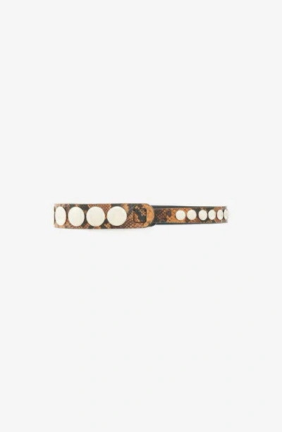 Iro Crescendo Belt In Brown